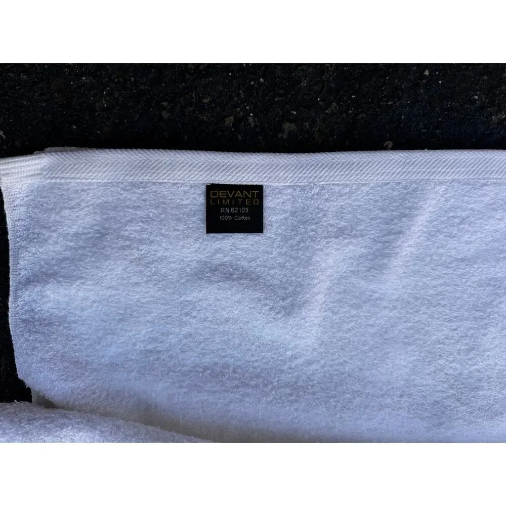 allegra drug rep promo white golf towel - new